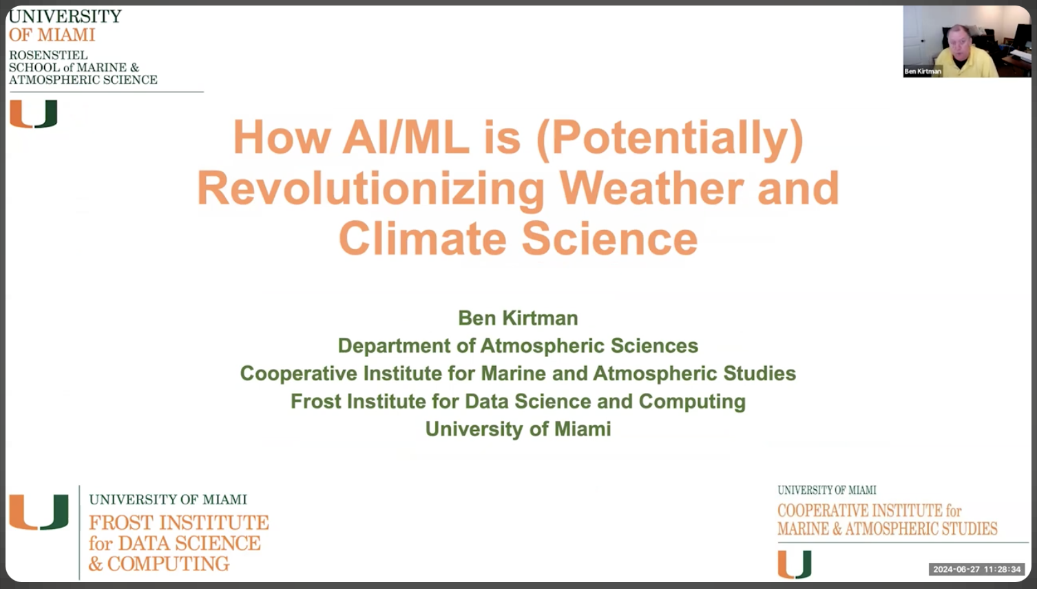 AI/ML Revolutionizing Weather and Climate Science